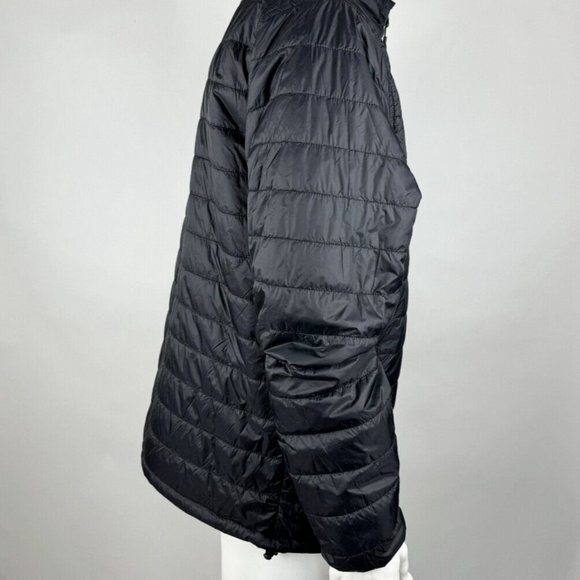Independent Trading Company Puffer Jacket Mens XL EUC Lightweight Full Zip Black - Picture 5 of 16